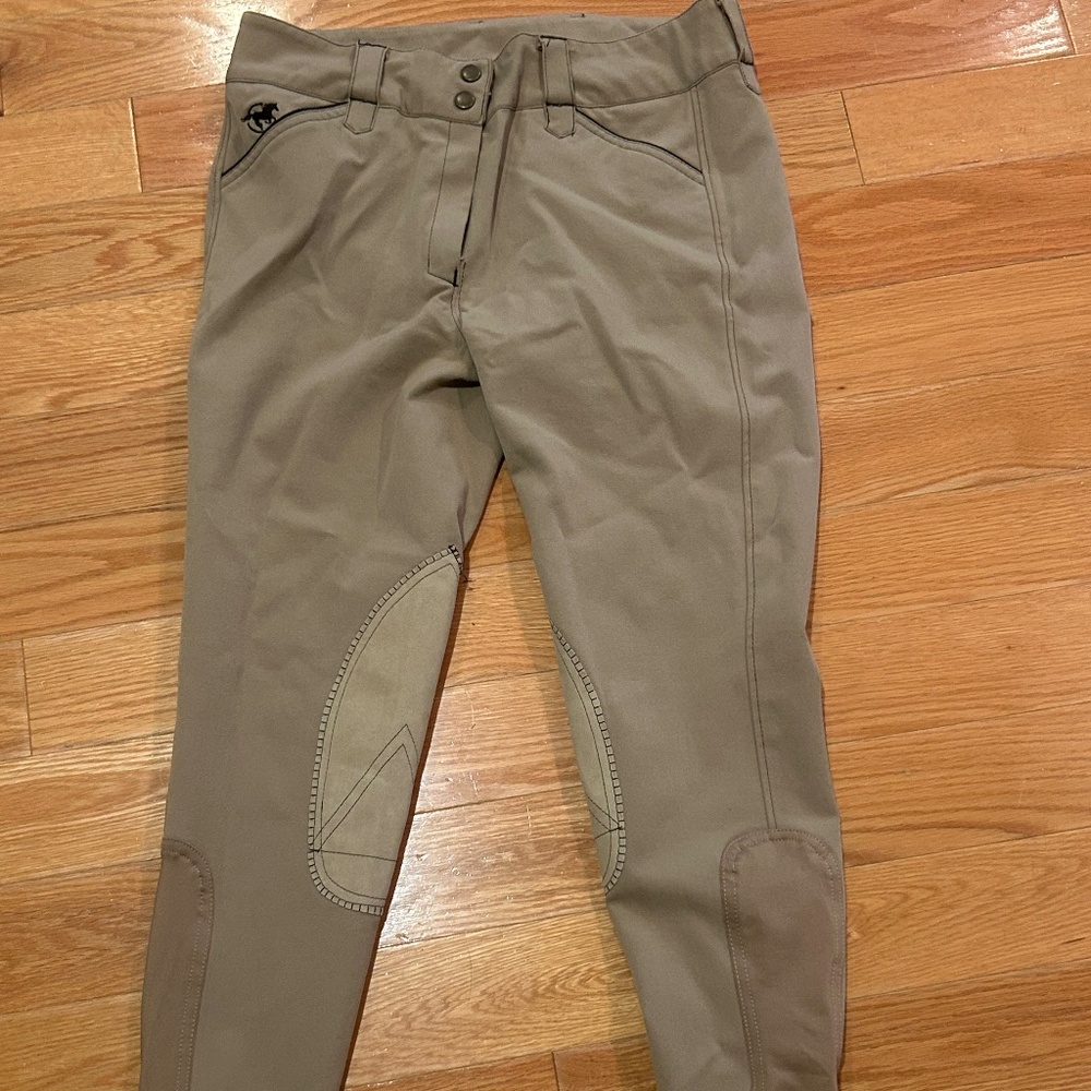 Piper By Smartpak Knee Patch Breeches Tan/brown 32R